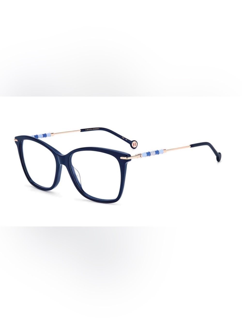 Carolina Herrera Women's Rx Eyeglass Dark Blue/Gold